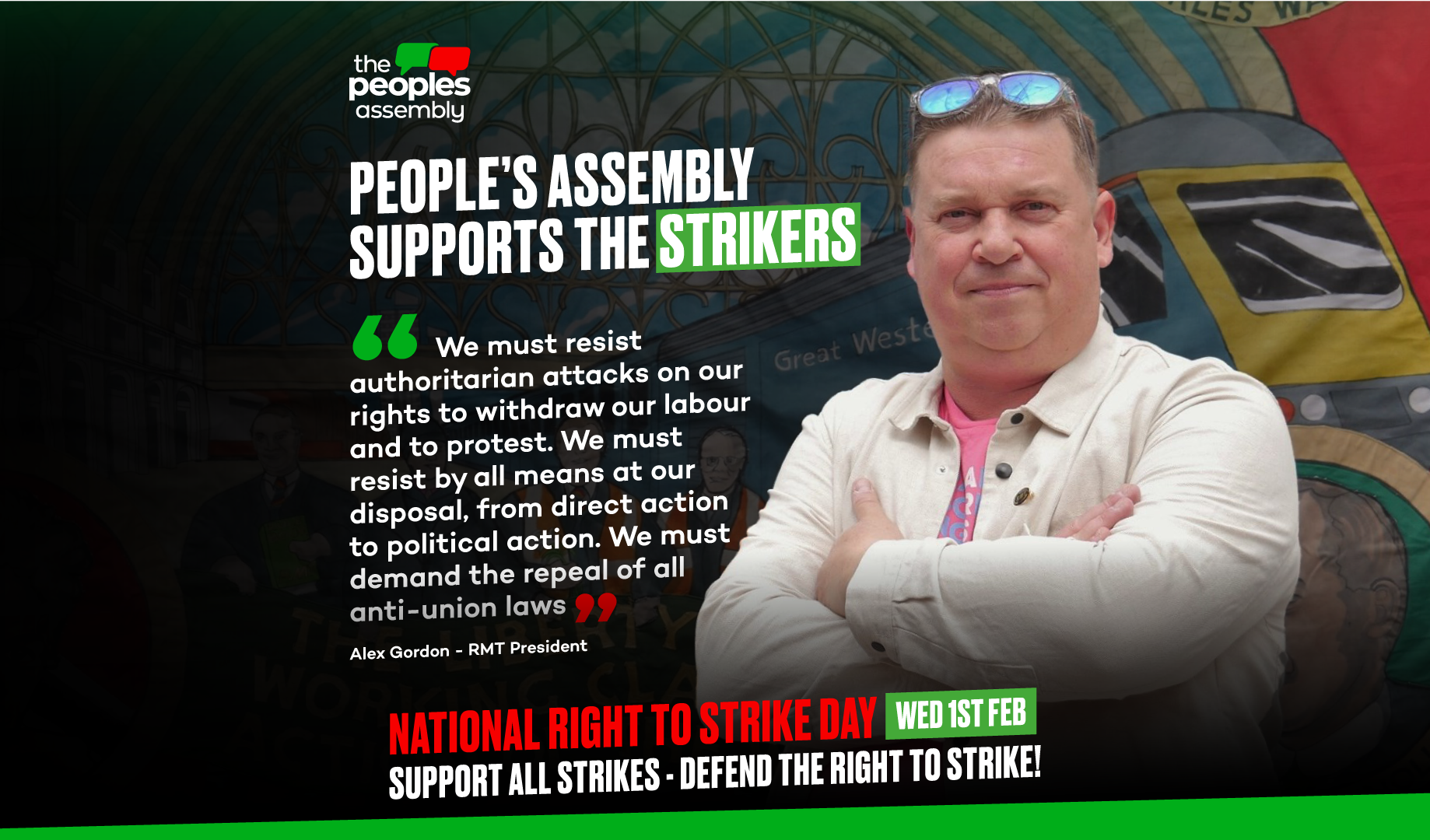 People's Assembly Says #Solidarity with the Strikers! - The Peoples Assembly
